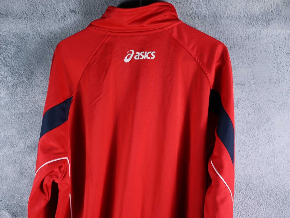 Asics team line męska bluza sportowa treningowa rozpinana XXL oversize