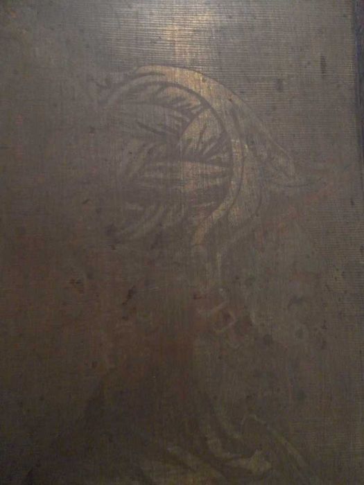 2 quadros antigos em bronze (preço pelo par (ver desconto no texto)