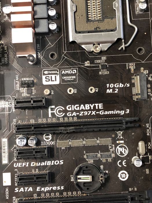 Материнська плата Gigabyte GA-Z97X-Gaming 3 Socket 1150