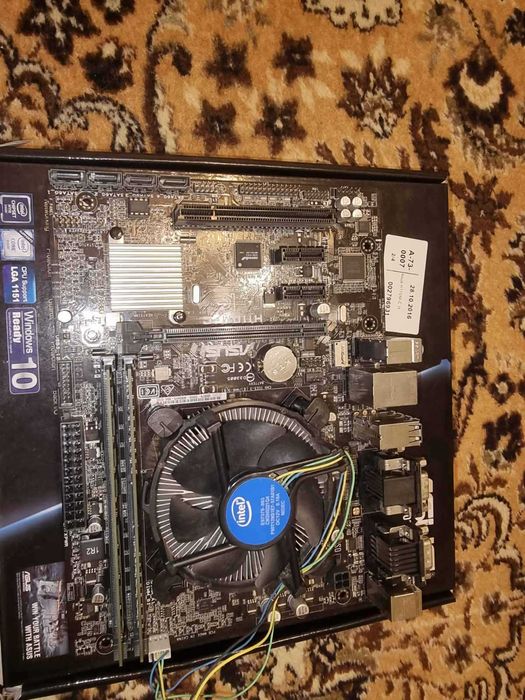 Asus H110M-C, Intel Core i3-6100 3.7GHz, DDR4 16Гб