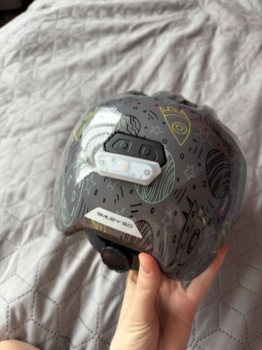 Дитячий велошолом Abus Smiley 3.0 Led