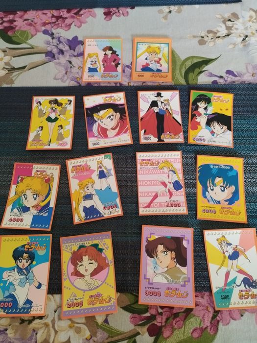 Karty naklejki Sailor Moon 40 sztuk