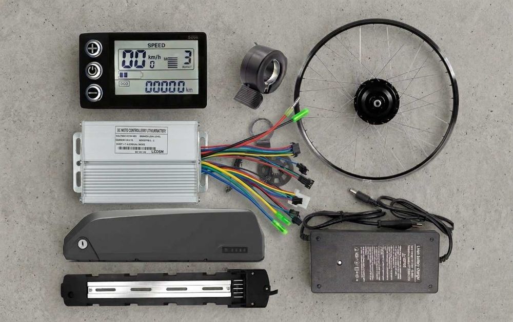 Електронабір, швидкість 45км/год, дальність 50-100км, електровелосипед