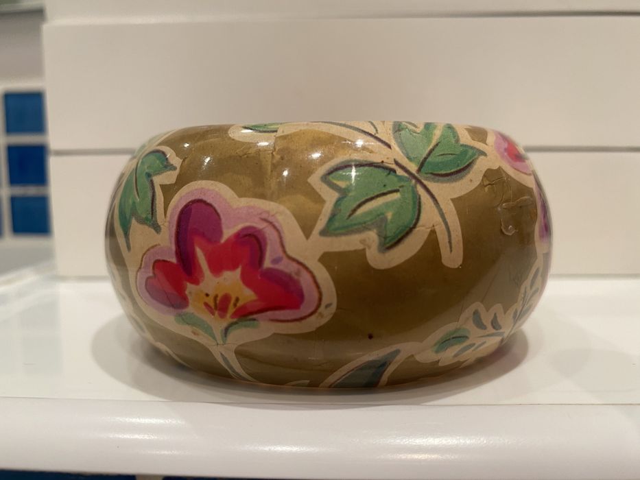 Bransoletka drewniana decoupage - stan idealny