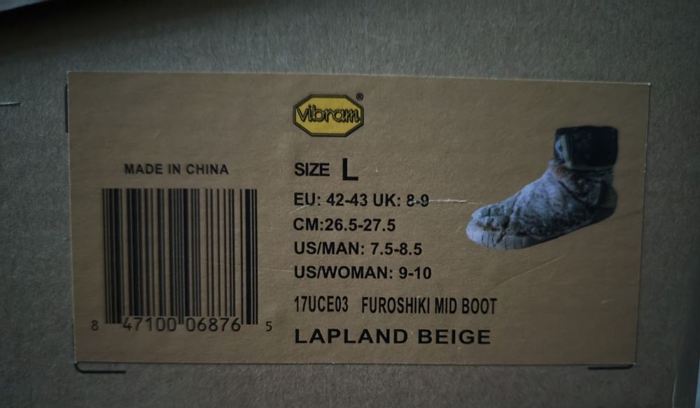 Vibram Furoshiki Lapland
