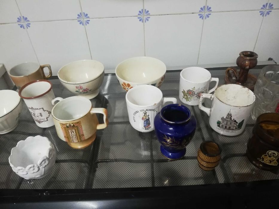 Peças de decoração coleção etc