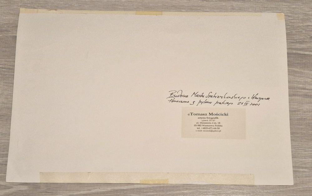 Fotografia autorstwa Tomasza Mościckiego Most Siekierkowski w budowie