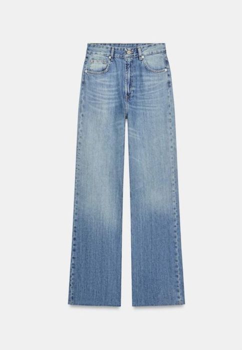 Джинси Zara зара Wide leg 36,38 розмір