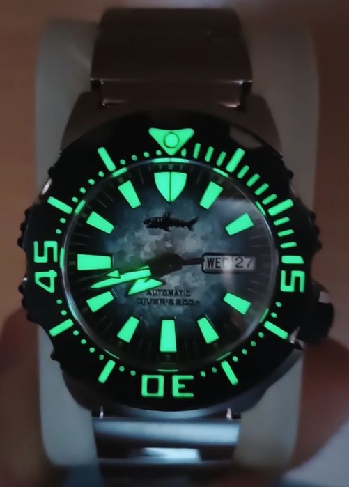 Годинник часы Heimdallr Monster з механізмом NH36 від Seiko