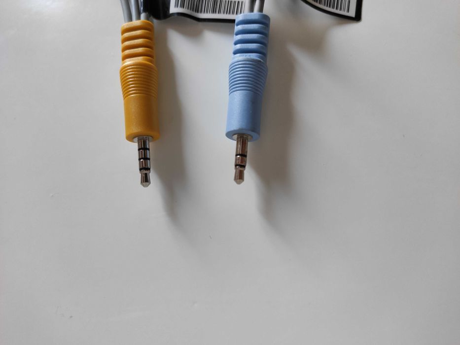 Cabo Jack 3.5mm Macho - 2x RCA Fêmea
