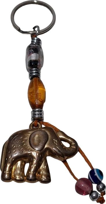 Breloczek handmade, słoń, 4cm, 12,5cm (Brelok)