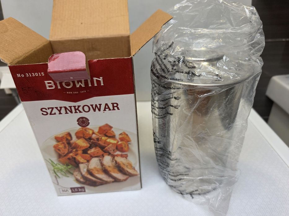NOWY Szynkowar Biowin Browin 1,5 kg – Fabryczny Komplet (Instrukcja)