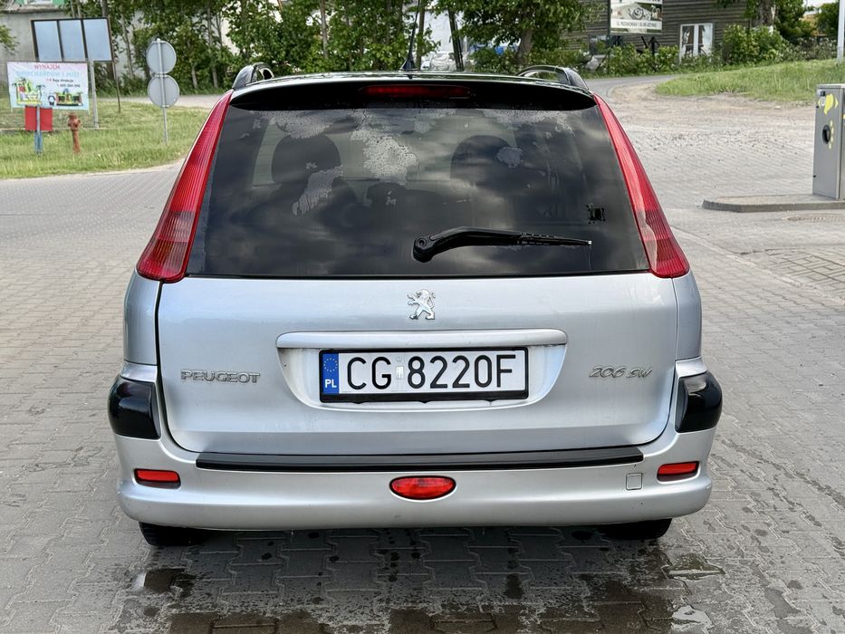Peugeot 206SW 1.4 benzyna. 2003r. Klima.