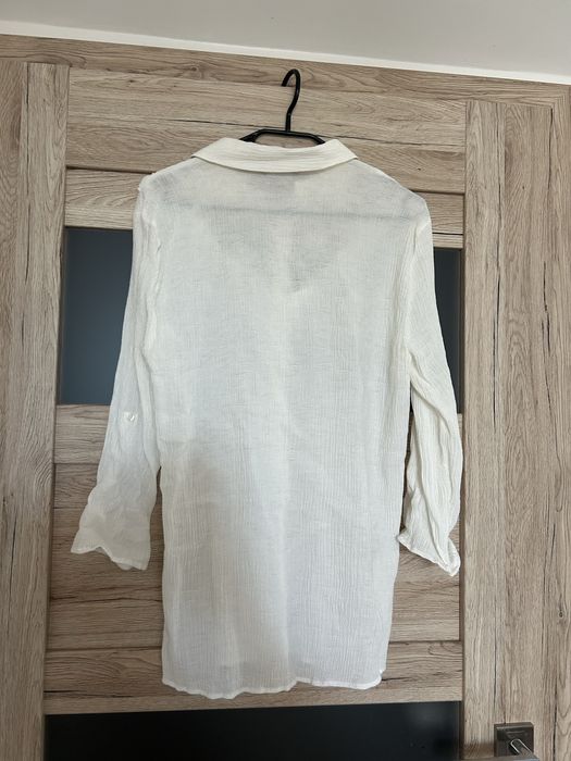 Biała koszula z koronką Sabra M/38