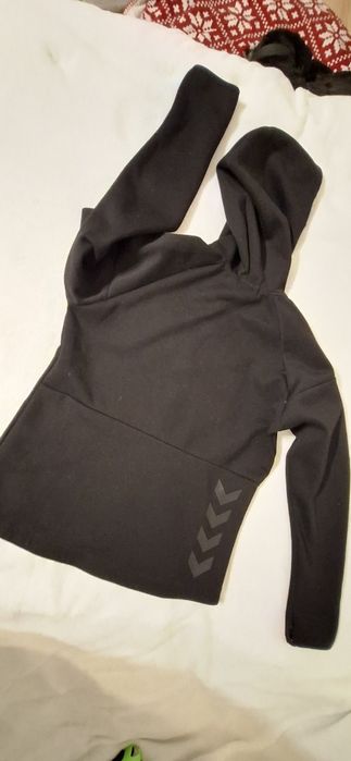 Czarna Bluza HUMMEL z kapturem męska rozm.M