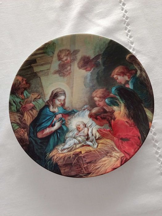 Prato de natal n.ºs 28 e 29 de 1998 e 1999 da Vista Alegre