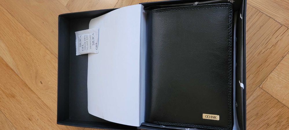 Portfel skórzany męski - Ochnik