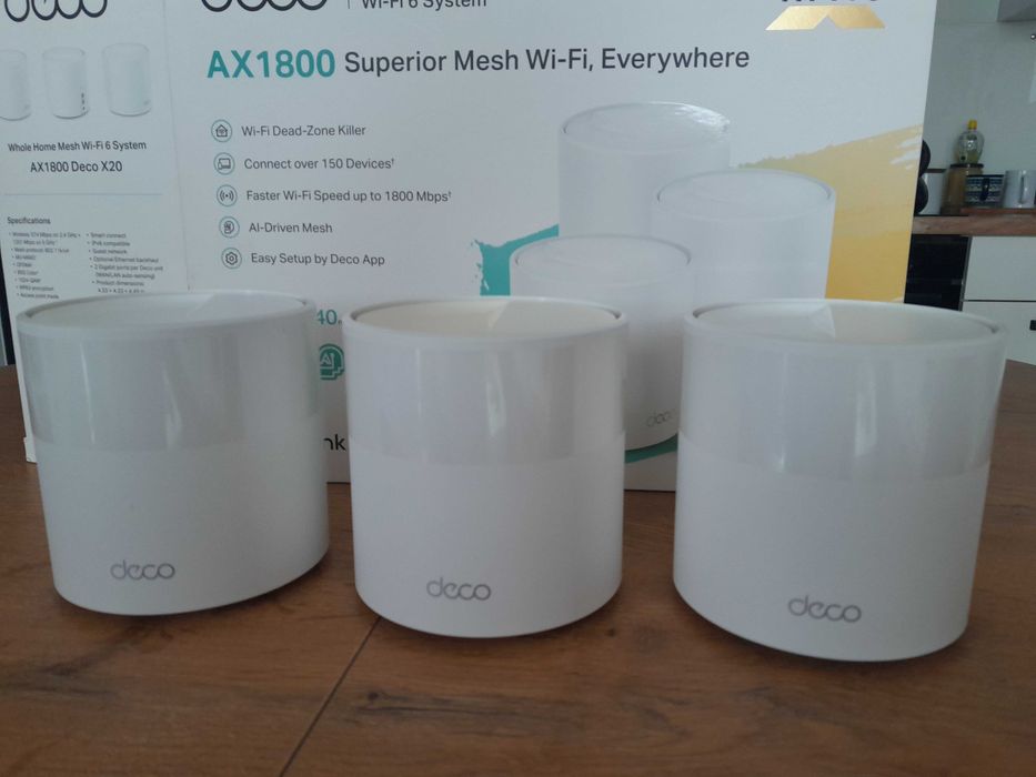 Tp-Link Deco X20 AX1800 Router/Modem. Na gwarancji.