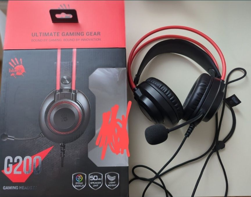 Навушники bloody g200 в ідеальному стані