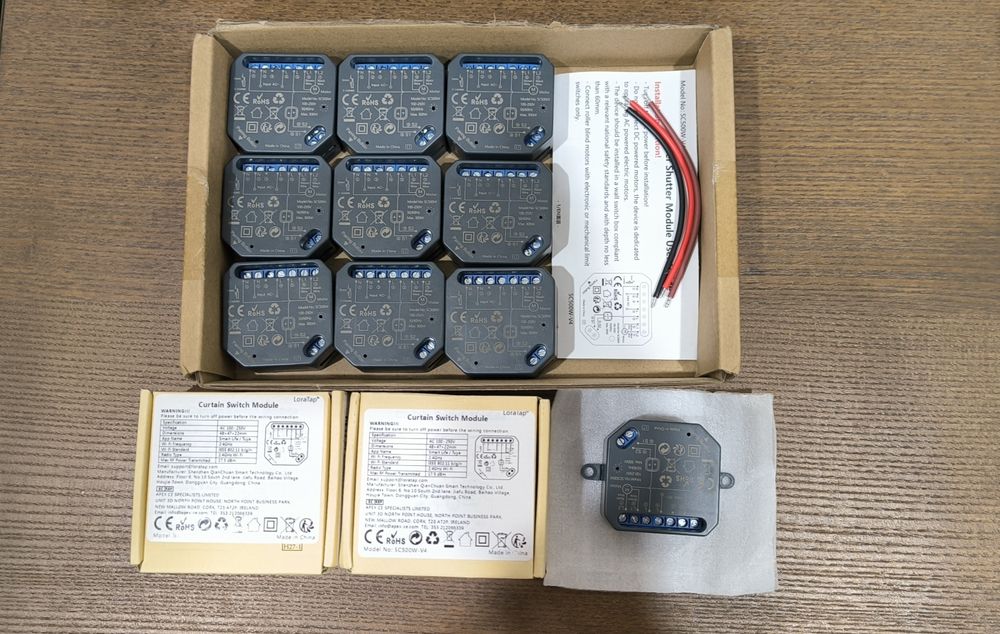 Módulo interruptor WiFi estores, brisas ou cortinas