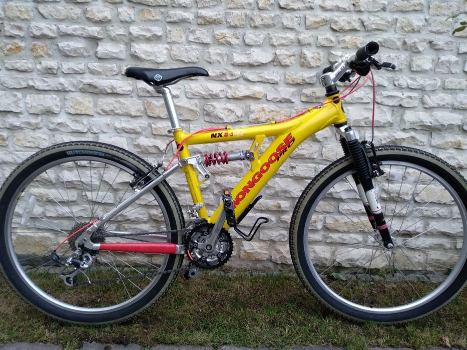 Rower MTB, Full, RETRO, UNIKAT MONGOOSE NX 8-3 Shimano,Rockshox