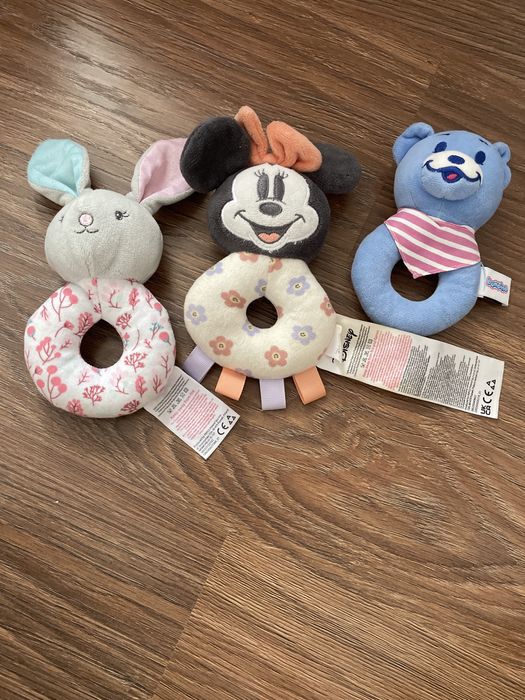 Grzechotki dla niemowlaka 3 sztuki