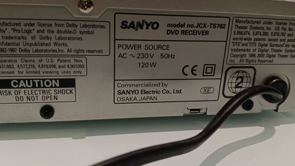 Sistema de som surround SANYO