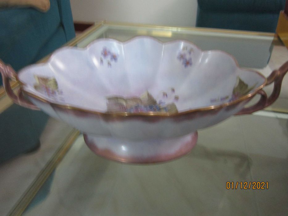 Taça pintada à mão