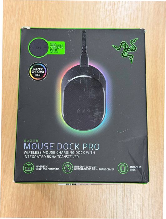 Док-станція для мишіRazer Mouse Dock Pro Wireless Charging Puck