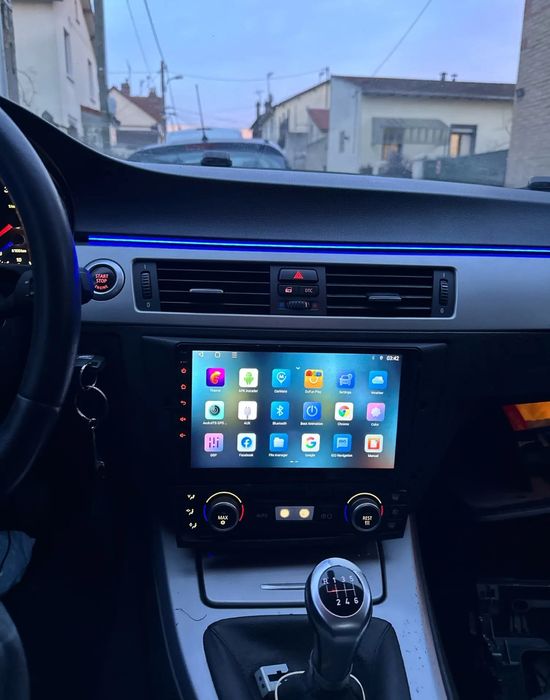 Rádio Android 14 com GPS BMW E90/E91/E92/E93 (Artigo novo)