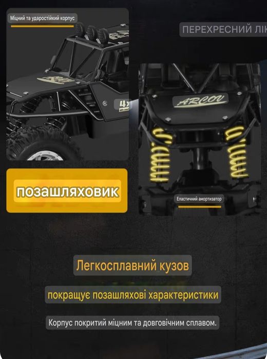 Джип на радіоуправлінні Arkou