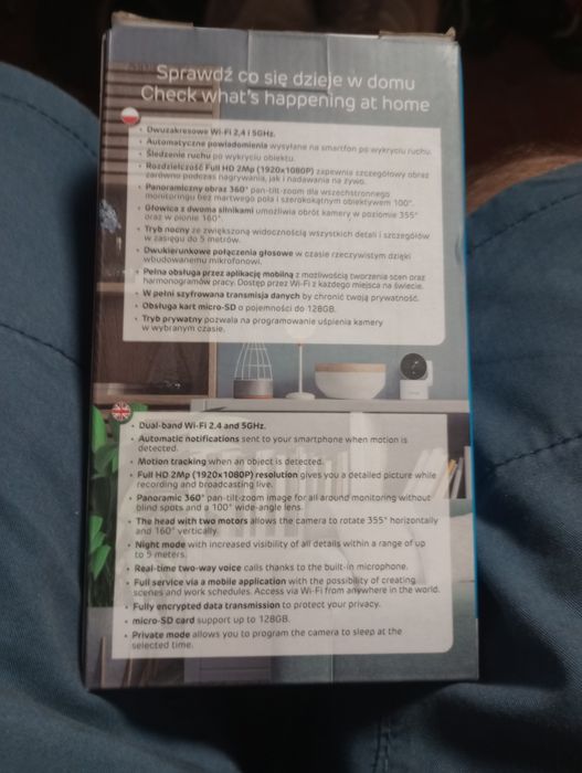 Kamera wifi, z możliwością dodania karty pamięci