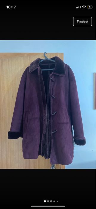 Casaco Pelo roxo