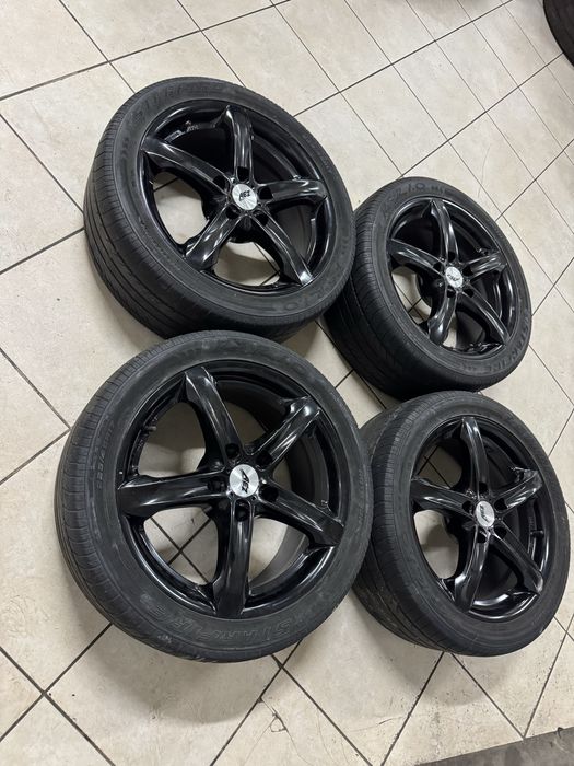 Jantes 17 AEZ seat vw audi 5/112 com pneus