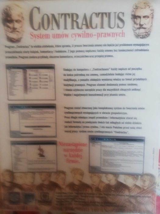 CONTRACTUS, system umów cywilnoprawnych, CD, Techland Maków Podhalański ...