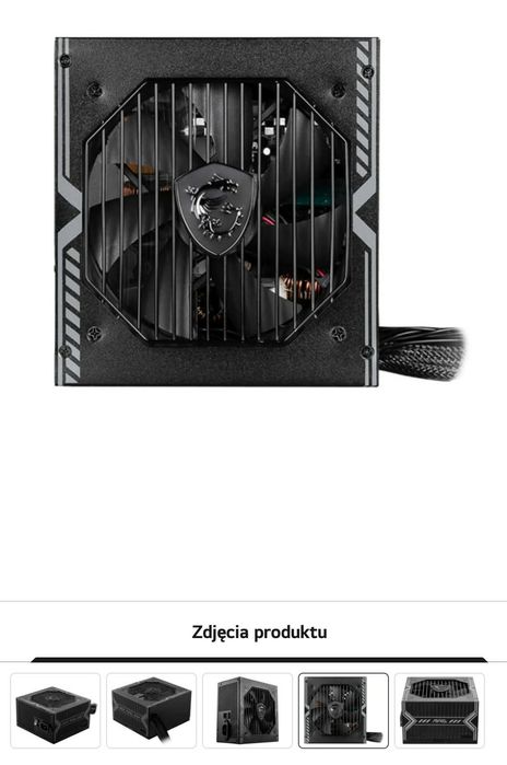 zasilacz MSI MAG 750W 80 Plus Bronze