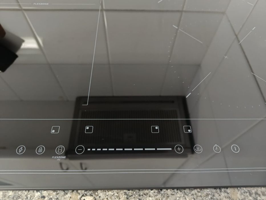 Placa de indução com flexzone