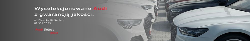 Audi Select :plus G&G Auto Lublin top banner