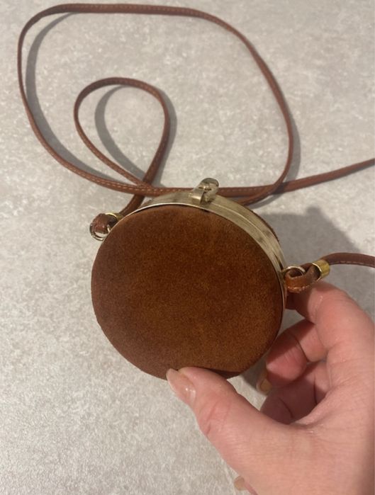 Torebka skorzana kulka