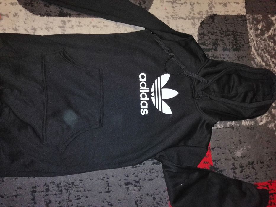 Bluza długa z kapturem