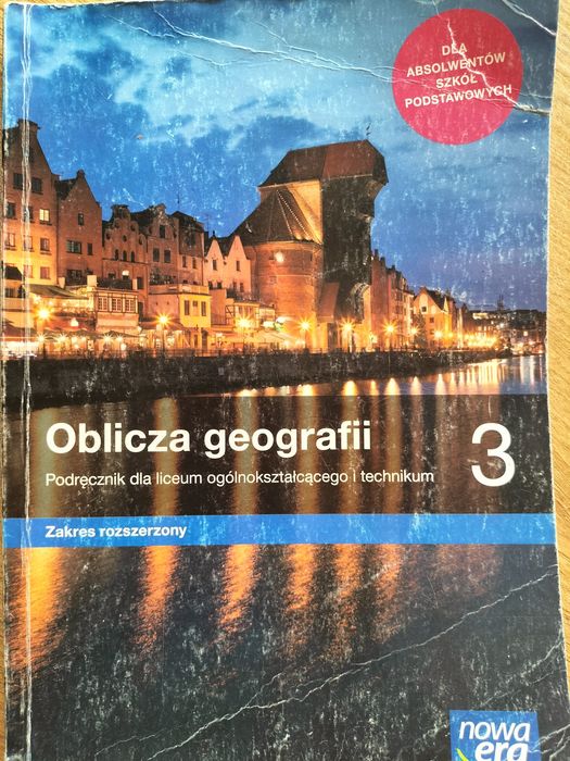 Oblicza geografii 3 podręcznik do liceum zakres rozszerzony