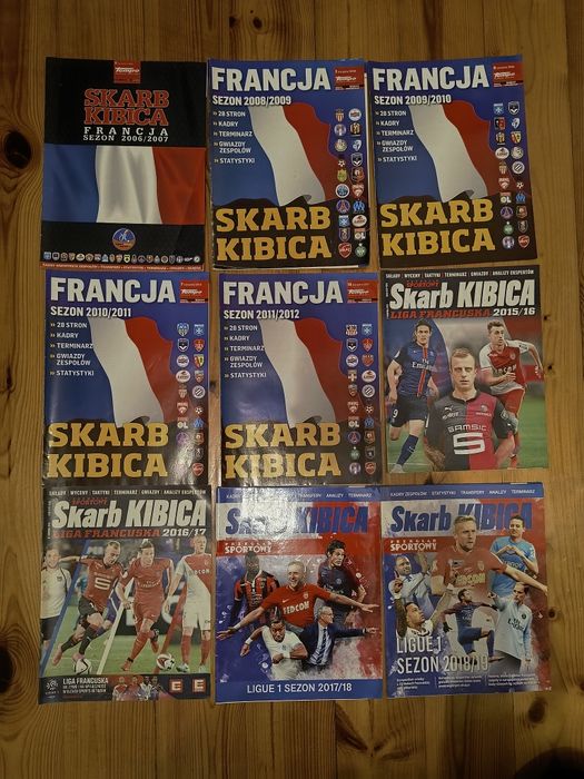 Czasopismo Skarb Kibica Liga Francuska zestaw