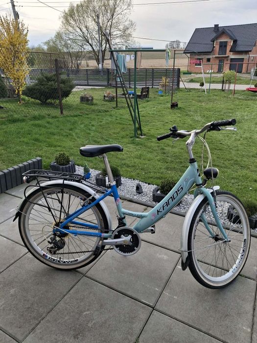 Rower damski dla dziewczynki koła 24 cale