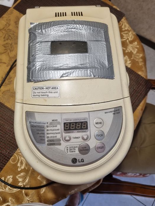 Хлебопечка lg HB - 156 JE на запчасти