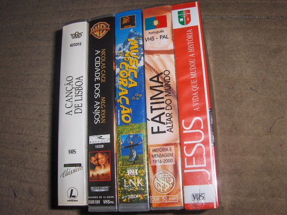 FILMES diversos e Séries do MR BEAN em VHS - Cassetes Novas