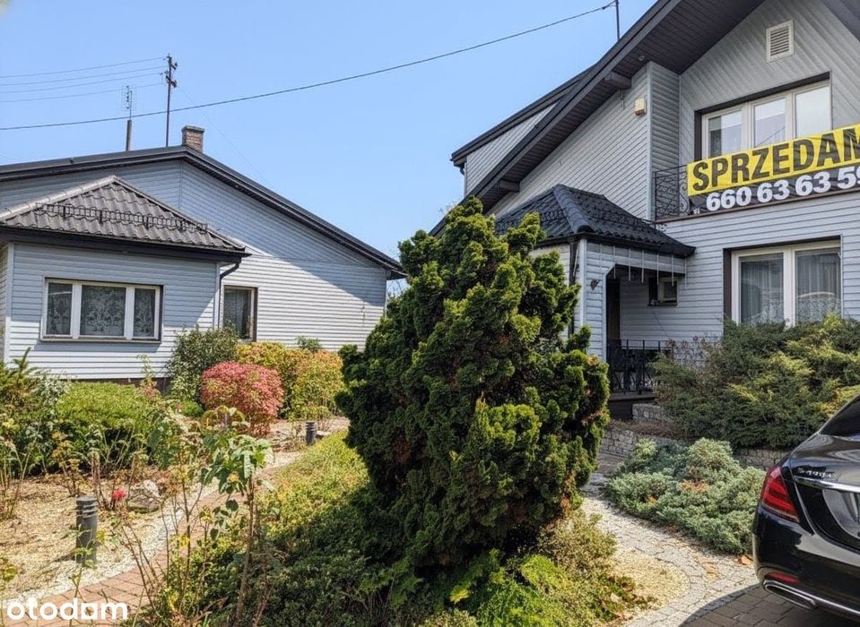 Wyjątkowa Posiadłość w Pruszkowie : Dom 180m² (Wyposażony) + Dom 80m²