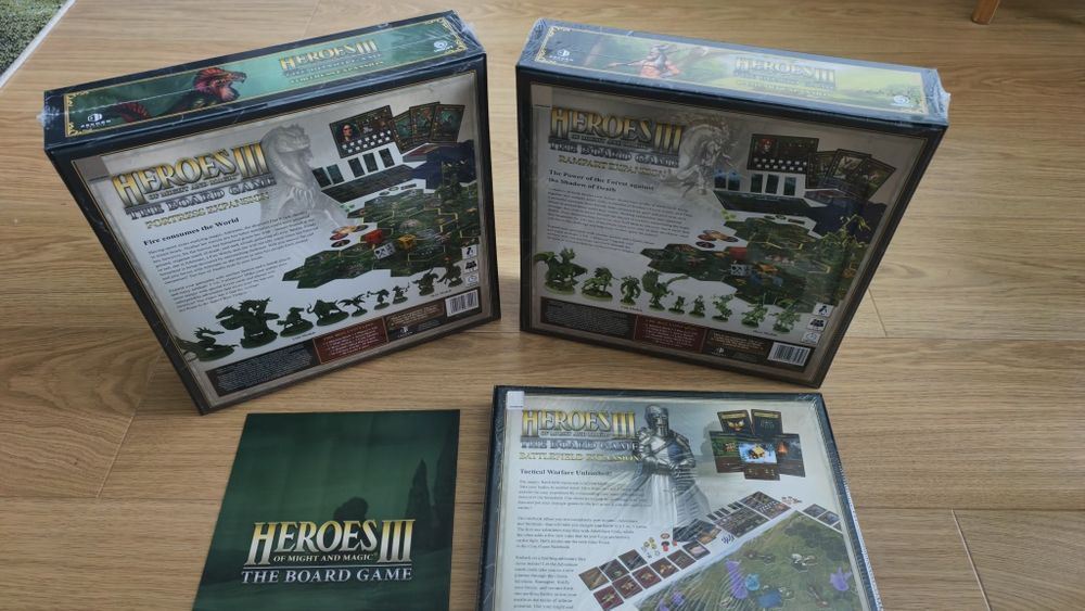 Heroes of Might and Magic 3 Boardgame Grail Pledge English Angielska