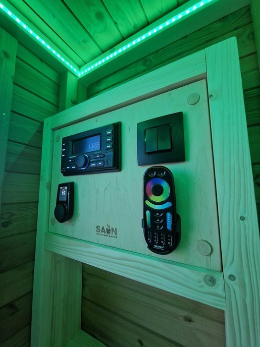 Sauna FIŃSKA sucha ogrodowa, piec