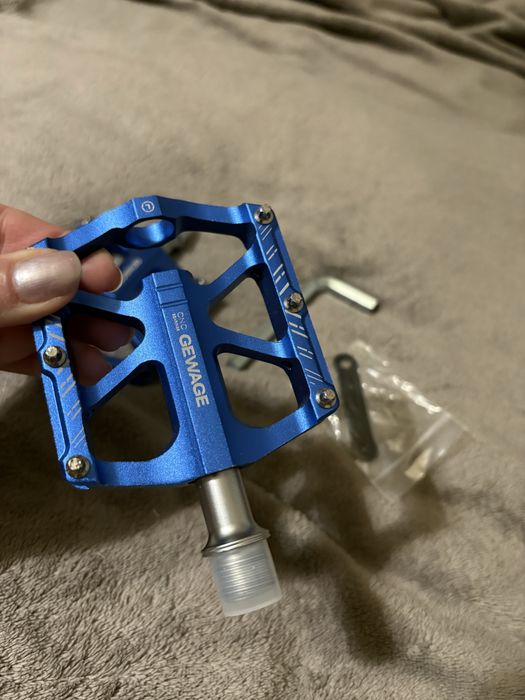 Pedały platformowe Gewage niebieskie