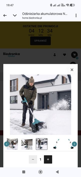 Odśnieżarka NAC akumulatorowa